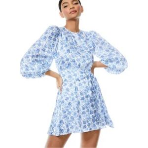 Alice + Olivia Molli Belted Floral Mini Dress Size 6